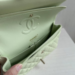 頂级 c香小香 cf经典款 2.55中号25cm 鱼子酱纹牛皮单肩手提斜挎包里外真皮 （淡金扣）