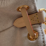 LV embroidered canvas aged leather Odyssee denim pink chain shoulder bag messenger bag 27*10*17