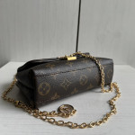Top-level Lv classic vintage color-changing leather nano lock bag dream Madeleine handbag chain cross-body shoulder bag 21*12