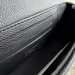 Top-level LV embossed cowhide nano lock bag dream Madeline handbag full leather genuine leather chain cross-body messenger bag 21*12