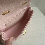 Top-level LV embossed cowhide nano lock bag dream Madeline handbag full leather genuine leather chain cross-body messenger bag 21*12
