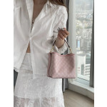 guc G classic floral leather patchwork emblem bucket bag handbag messenger bag 20*18