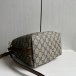guc G classic floral leather patchwork emblem bucket bag handbag messenger bag 20*18