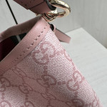 guc G classic floral leather patchwork emblem bucket bag handbag messenger bag 20*18
