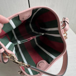 guc G classic floral leather patchwork emblem bucket bag handbag messenger bag 20*18
