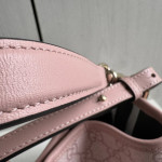 guc G classic floral leather patchwork emblem bucket bag handbag messenger bag 20*18