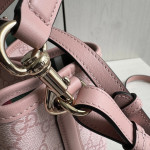guc G classic floral leather patchwork emblem bucket bag handbag messenger bag 20*18