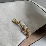 Gucci full-leather large D buckle saddle buckle softbit genuine leather messenger bag underarm bag women's bag small 27*21 large 46*26