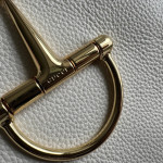 Gucci full-leather large D buckle saddle buckle softbit genuine leather messenger bag underarm bag women's bag small 27*21 large 46*26