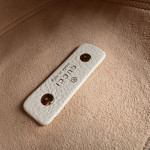 Gucci full-leather large D buckle saddle buckle softbit genuine leather messenger bag underarm bag women's bag small 27*21 large 46*26