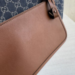 Gucci first-layer cowhide denim patchwork old flower tote shopping bag, mother-daughter bag, shoulder bag, bottom length 30*28