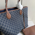 Gucci first-layer cowhide denim patchwork old flower tote shopping bag, mother-daughter bag, shoulder bag, bottom length 30*28