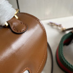 Gucci bamboo handle bag, plain weave calfskin, bamboo handle bag, handheld crossbody bag, small size 17*12, medium size 22*15