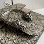 Gucci Dionysus bag mini small tiger head matte leather vintage chain messenger bag 20*15