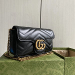 Gucci marmont 超级mini nano GG 16·5cm 真皮进口牛皮斜挎单肩包小包手机包