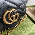 Gucci marmont 超级mini nano GG 16·5cm 真皮进口牛皮斜挎单肩包小包手机包