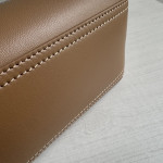 Top-grade Loewe imported lambskin woven handle bag, cala lunch box bag, hobo bag, genuine leather women's bag, cross-body messenger bag, 26*13
