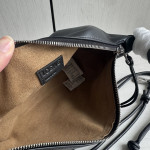 Top-grade Loewe imported lambskin woven handle bag, cala lunch box bag, hobo bag, genuine leather women's bag, cross-body messenger bag, 26*13
