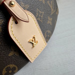 Top-grade LV classic vintage color-changing cowhide new style bumbag waist bag chest bag shoulder bag underarm bag 38*16