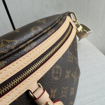 Top-grade LV classic vintage color-changing cowhide new style bumbag waist bag chest bag shoulder bag underarm bag 38*16