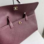 Top-tier Chanel 26a medium-sized bag, featuring a long handle and a bowling bag style with a full-leather genuine leather women's shoulder bag, size 38*23