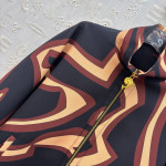Pucci vintage geometric contrast-color cloak jacket SML