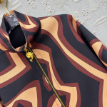 Pucci vintage geometric contrast-color cloak jacket SML