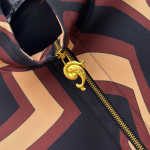 Pucci vintage geometric contrast-color cloak jacket SML