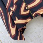 Pucci vintage geometric contrast-color cloak jacket SML