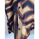 Pucci silk shirt features Labirinto print and is made of 100% heavyweight silk twill. Size options: 36, 38, 40, 42