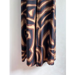Pucci's silk wide-leg pants feature the Labirinto print and are made of 100% heavyweight silk twill. Size options include: 36, 38, 40, and 42