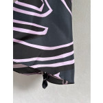 Pucci silk halter top with print, made of 100% silk twill, featuring a signature geometric swirl print all over. It has a halter neckline, a backless design with lace-up details, and each printed piece is unique.
