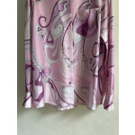 Pucci silk shirt, 100% heavyweight twill silk, multi-colored abstract print, classic collar shape, with matching buttons and a loose, straight hem, featuring random placement, each piece having a unique print. Size options: S, M, L, XL