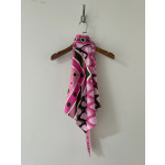 Pucci's silk floral-print halter dress is made of 100% twill silk, featuring a signature geometric swirl print all over. It adopts a self-fastening neck and back design, making each piece unique. Size: one size fits all