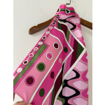 Pucci's silk floral-print halter dress is made of 100% twill silk, featuring a signature geometric swirl print all over. It adopts a self-fastening neck and back design, making each piece unique. Size: one size fits all