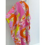 Pucci silk robe-style dress✨crafted from 100% heavyweight twill silk, featuring a relaxed and flowing silhouette, the Orchidee Print Silk Kaftan is a sleek and fully enveloping robe. Size options: 36, 38, 40, 42