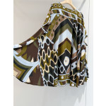 Pucci Vivara short robe dress ✨ is made of 100% silk crepe fabric, featuring Vivara positioning cutting and full-body print design. Size: one size fits all