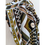 Pucci silk robe-style dress✨Selected 100% heavyweight twill silk sizes: 36, 38, 40, 42