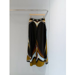 PucciFari silk wide-leg pants✨ heavyweight 19mm twill silk, adorned with psychedelic swirl pattern, featuring precision cutting and printing. Size options: 36, 38, 40, 42