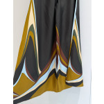PucciFari silk wide-leg pants✨ heavyweight 19mm twill silk, adorned with psychedelic swirl pattern, featuring precision cutting and printing. Size options: 36, 38, 40, 42