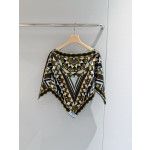 Pucci Manuba cloak blouse✨18mu twill silk fabric (no closure) pullover size: one size fits all