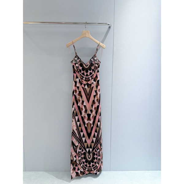Pucci silk dress ✨ Manuba positioning cutting printed pattern, lightweight and sexy dress, naturally elegant. Size: 36 38 40 42