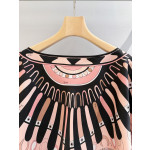 Pucci Soleil printed cape blouse✨100% heavyweight twill silk fabric Size: one size fits all