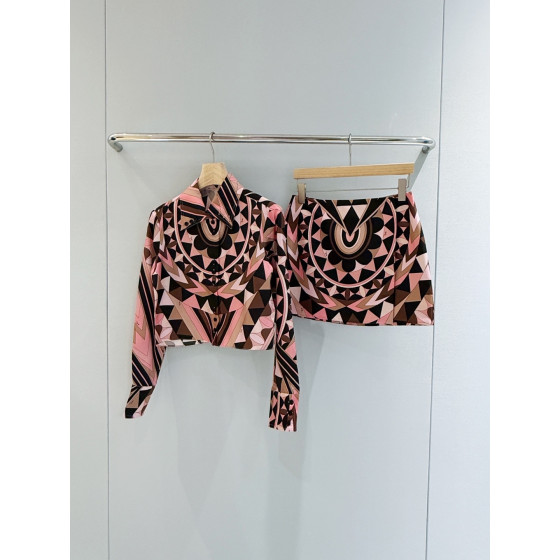 Pucci Manuba floral-print skirt✨100% silk twill, a bold skirt Size: 36 38 40 42