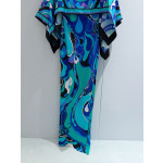 Pucci cloak two-piece dress set✨ Sold as a set and not separable, 100% silk twill, featuring a signature geometric swirl print throughout, with detachable cloak details, and poncho-style printed sizes: 36, 38, 40, 42