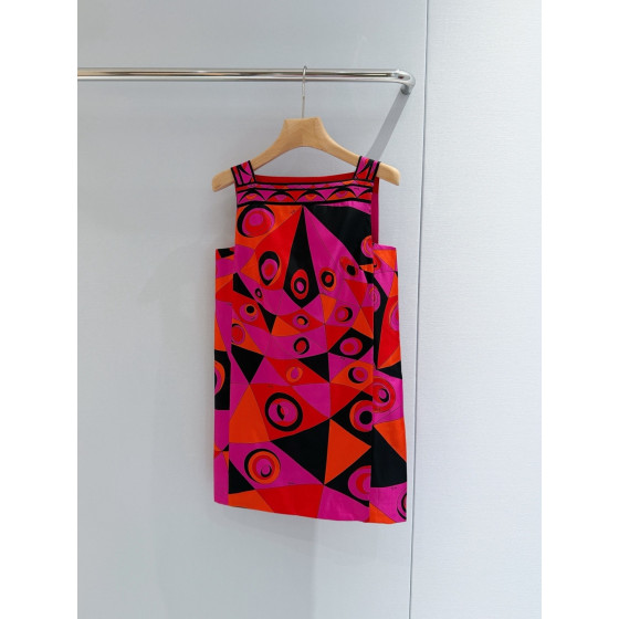 Pucci Occhi dress✨100% heavyweight twill silk, colorful Occhi positioning cut print pattern sizes: 36 38 40 42