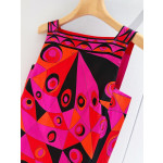 Pucci Occhi dress✨100% heavyweight twill silk, colorful Occhi positioning cut print pattern sizes: 36 38 40 42