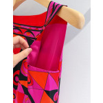 Pucci Occhi dress✨100% heavyweight twill silk, colorful Occhi positioning cut print pattern sizes: 36 38 40 42