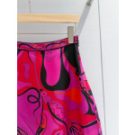 Pucci irregular skirt ✨ This scarf-style skirt features asymmetric lines and smooth 100% heavyweight twill silk fabric. Size options: 36, 38, 40, 42