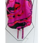 Pucci Orchidee floral-print top ✨ crafted from 100% silk twill, featuring a signature Orchidee marble print all over, a halter neckline with a backless lace-up design. Each printed piece is unique. Size: one size fits all